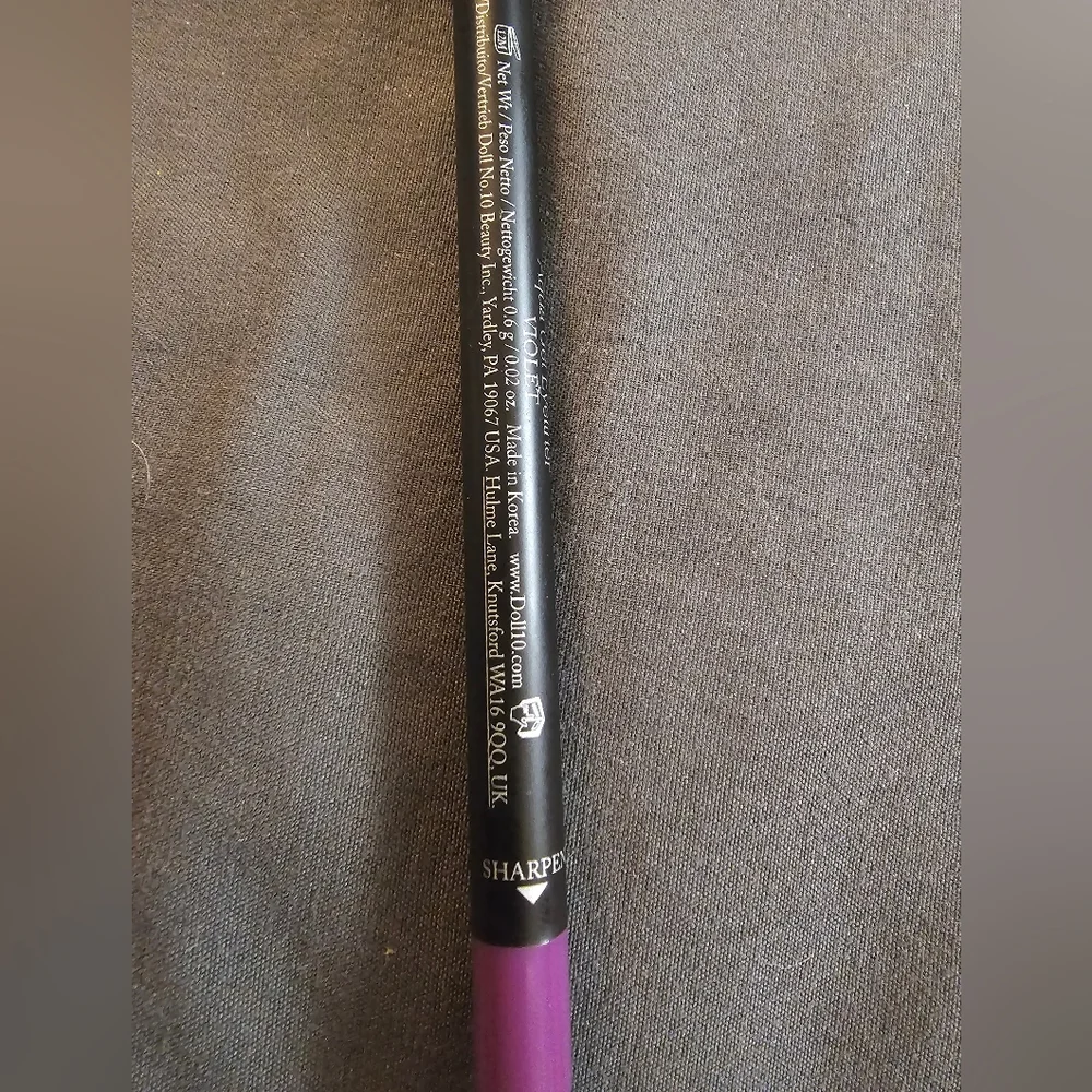 Doll 10 Aqua Gel Eyeliner Violet Cosmetics Cruelty-free Cosmetics